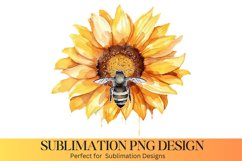 Sunflower Sublimation Clipart PNG Design Product Image 1