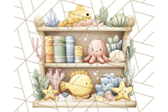 Sea Animal Clipart for Kids PNG, Ocean Animals Clip Art Png Product Image 3