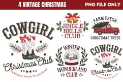 Vintage Christmas Digital Bundle PNG Product Image 9