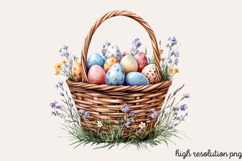 Black Pink Easter Clipart PNG Product Image 1