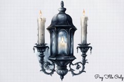 Gothic Spooky Winter Clipart PNG Product Image 1
