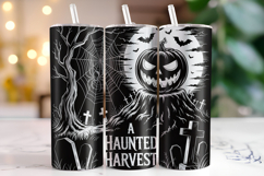 A Haunted Harvest Tumbler Wrap | Sublimation | Tumblers Product Image 1