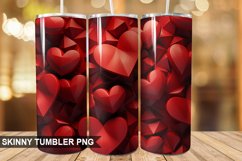 3D Valentine's Day Tumbler Design Product Image 1