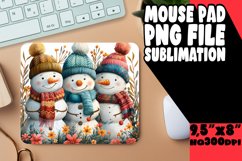Gingerbread Holiday Mouse Pad Winter Sublimation Product Image 1