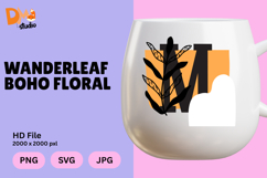 Wanderleaf Boho Floral Monogram Product Image 1