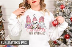 Christmas With my Gnomies Sublimation |Christmas Design Product Image 1