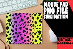Glitter Leopard Print Mouse Pad Design Delight PNG Product Image 1