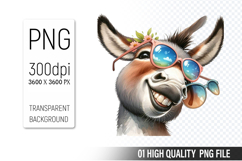 Cute Goat , Animal Sublimation Clipart PNG Product Image 1