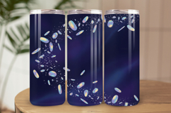 Festive Happy New Year Tumbler Wrap 2026: 20oz Skinny Tumble Product Image 1