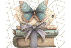 Vintage Butterfly PNG Clipart, Fairytale Cottagecore Images Product Image 3