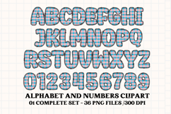 Baby Boy Alphabet PNG Clip Art, baby boy letters doodle Product Image 2