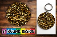 Sparkling Round Artistry: Sublimation Magic Product Image 1