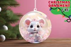 Animal Ornament Adventure: 3D Sublimation Product Image 1