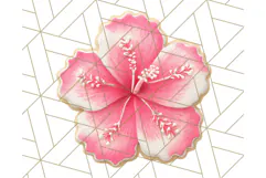Summer Iced Cookie Clipart PNG, Cute Tropical Cookies Product Image 3
