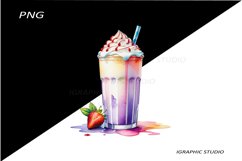 Milkshake Clipart, Food Clipart Product Image 1