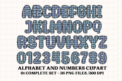 Father’s Day Alphabet clipart, father’s day letters doodle Product Image 2