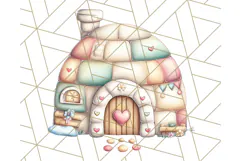 Cute Arctic Animal Clipart PNG, Cute Winter Animals Png Product Image 3