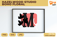 Hazelwood Studio Boho Floral Monogram Product Image 1