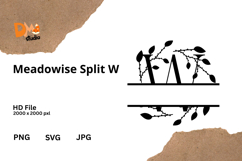 Meadowise Split Monogram Product Image 1