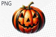Halloween Pumpkins Sublimation - Clipart PNG Design Product Image 1