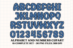 Father’s Day Alphabet clipart, father’s day letters doodle Product Image 2
