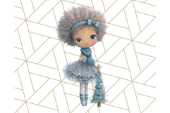 Christmas Whimsy Clipart, Holiday Kids PNG Graphics Product Image 3