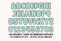Baby Boy Alphabet PNG Clip Art, baby boy letters doodle Product Image 2
