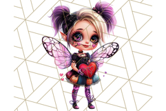 Halloween Fairy Clipart PNG, Cute Chibi Fairy Art Clip Art Product Image 3