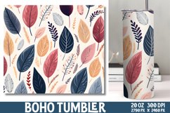 Boho Digital Papers Tumbler Wrap Product Image 1