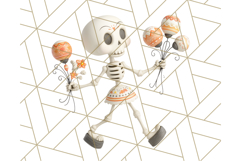 Retro Halloween Clipart Vintage PNG Graphics, 50s Holiday Product Image 3