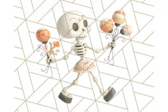 Retro Halloween Clipart Vintage PNG Graphics, 50s Holiday Product Image 3