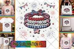 Charming Tote Bag Gift Ideas PNG, Patriotic Product Image 1