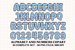 Father’s Day Alphabet clipart, father’s day letters doodle Product Image 2