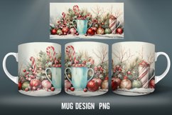 Coffee Christmas Mug Wrap Sublimation Designs|Mug Wrap Product Image 3
