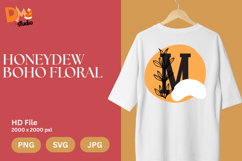 Honeydew Boho Floral Monogram Product Image 1
