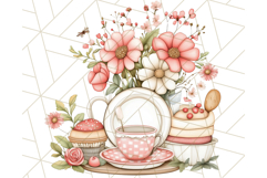 Cottagecore Kitchen Clipart, Vintage Country Floral Kitchen Product Image 3