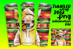 20oz Tumbler Graphic for DIY , Cute Dog Product Image 1