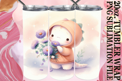 SERENE ESCAPES 20oz TUMBLER WRAP, Cute Dino Product Image 1