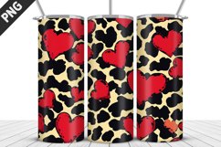 Lovely Hearts Tumbler Design | Valentine&#039;s Day Tumbler Wrap Product Image 4