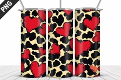 Lovely Hearts Tumbler Design | Valentine's Day Tumbler Wrap Product Image 4