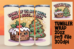 TRENDY 20oz Sublimation Tumbler , Kawaii Food Product Image 1