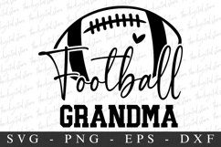 Football Grandma SVG | SVG Cut files | Cricut Product Image 1