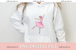 Pink Ballerina Clipart Product Image 2