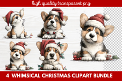 Whimsical Christmas Clipart | Cute Festive Holiday PNG Product Image 1