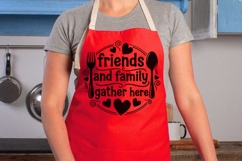 Friends And Family Gather Here svg, Farmhouse Kitchen Svg. Product Image 2