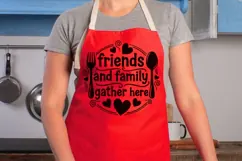 Friends And Family Gather Here svg, Farmhouse Kitchen Svg. Product Image 2