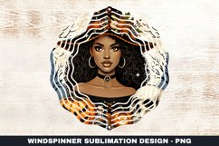 Halloween Girl Wind Spinner Sublimation Design Product Image 1