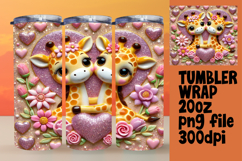 DYNAMIC 20oz Tumbler PNG Artwork , Sweet Animals Product Image 1