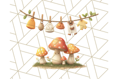 Whimsical Woodland Animal Village PNG Clipart Fantasy Forest Product Image 3
