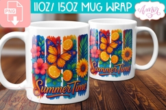 Summer wrap PNG sublimation BUNDLE, Beach mugs bundle PNG Product Image 12